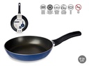 Sartén de aluminio 26cm azul: ligera, resistente y antiadherente