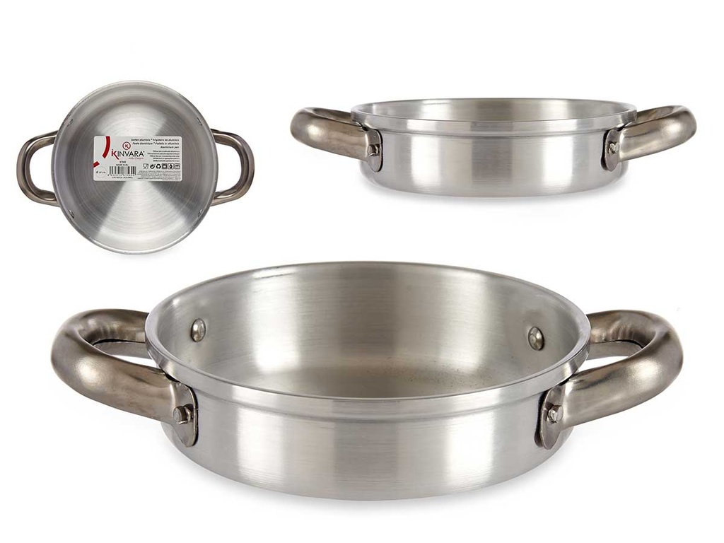 Sartén de aluminio con asas: ideal para cocinar con comodidad