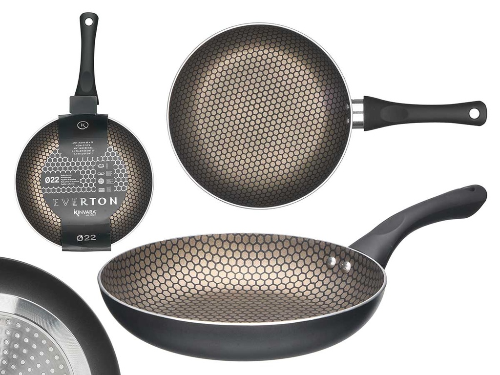 Sartén inducción antiadherente panel abeja: cocina sin pegarte
