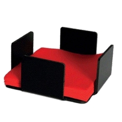 Servilletero 20x20 Metacrilato Negro