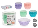 Set 100 moldes de papel para repostería de 10 cm, surtido 4 variedades