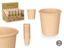 Set 24 vasos kraft 75 ml: ideal para fiestas y eventos sostenibles