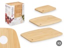 Set 3 Tablas de Corte de Bambú: Duraderas, Ecológicas y Versátiles