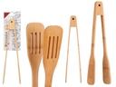 Pinza de bambú para cocina: palas ecológicas y versátiles