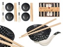 Set 12 piezas sushi negro: Elegancia y sabor en cada bocado