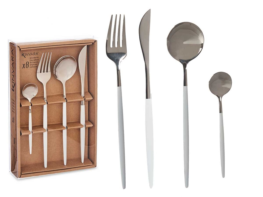 Set cubiertos 8 piezas: elegancia y durabilidad para tus comidas