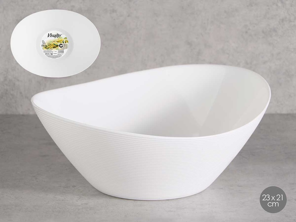 Bol opal mediano de 23 cm: Elegancia y versatilidad para tu mesa