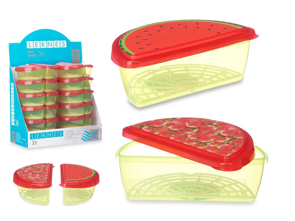 Tupper fruta sandía y fresa 1.2 l: Frescura y sabor a cada bocado