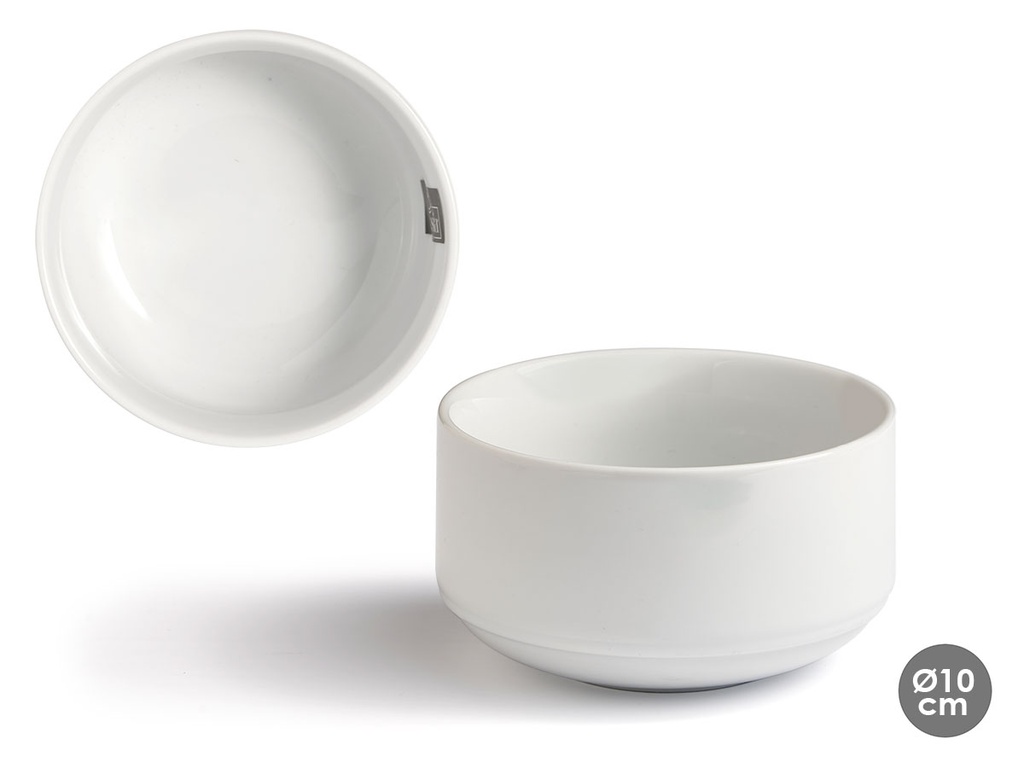 Bowl apilable de porcelana: elegancia y funcionalidad en tu mesa