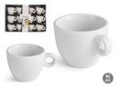 Taza porcelana baja 90 ml: Elegancia y comodidad en cada sorbo