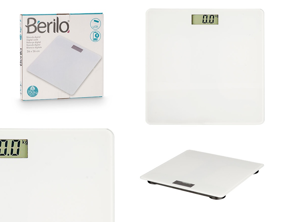 Báscula digital blanca: precisión y elegancia para tu hogar