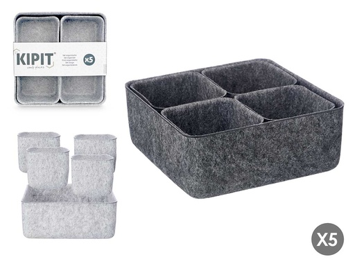Set 5 organizadores surtidos: Orden y estilo para tu hogar