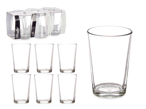 Set 6 Vasos Liso 200ml: Elegancia y Versatilidad para tu Mesa