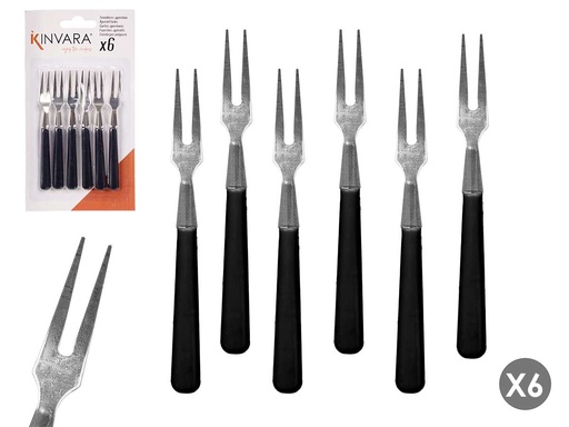 Set 6 tenedores aperitivos: Elegancia y practicidad para tus reuniones
