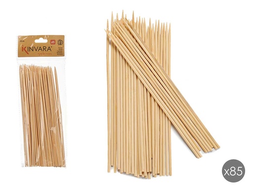 Set 85 Pinchos de Bambú de 20 cm: Perfectos para tus Asados y Fiestas
