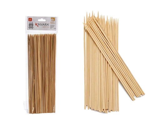 Set 85 pinchos de bambú de 25 cm: perfectos para tus comidas