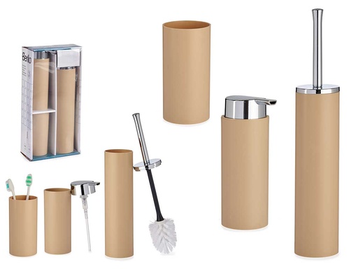 Set baño 3 pzs marrón: Elegancia y funcionalidad para tu hogar