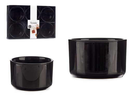 Set de 6 Bols de Porcelana Redondos 350ml: Estilo y Versatilidad