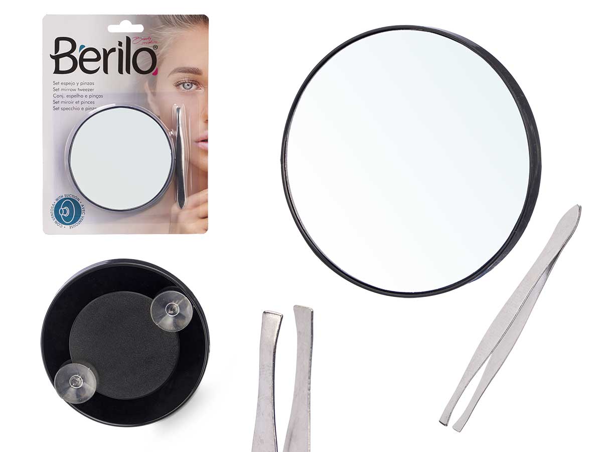 Set espejo pinzas: Tu compañera ideal para un maquillaje perfecto