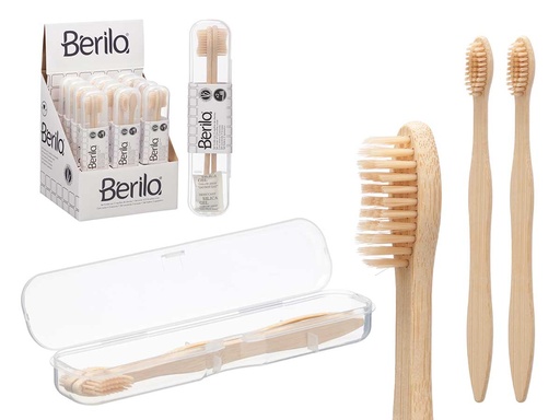 Set funda 2 cepillos de bambú: Eco-amigable y sostenible para ti