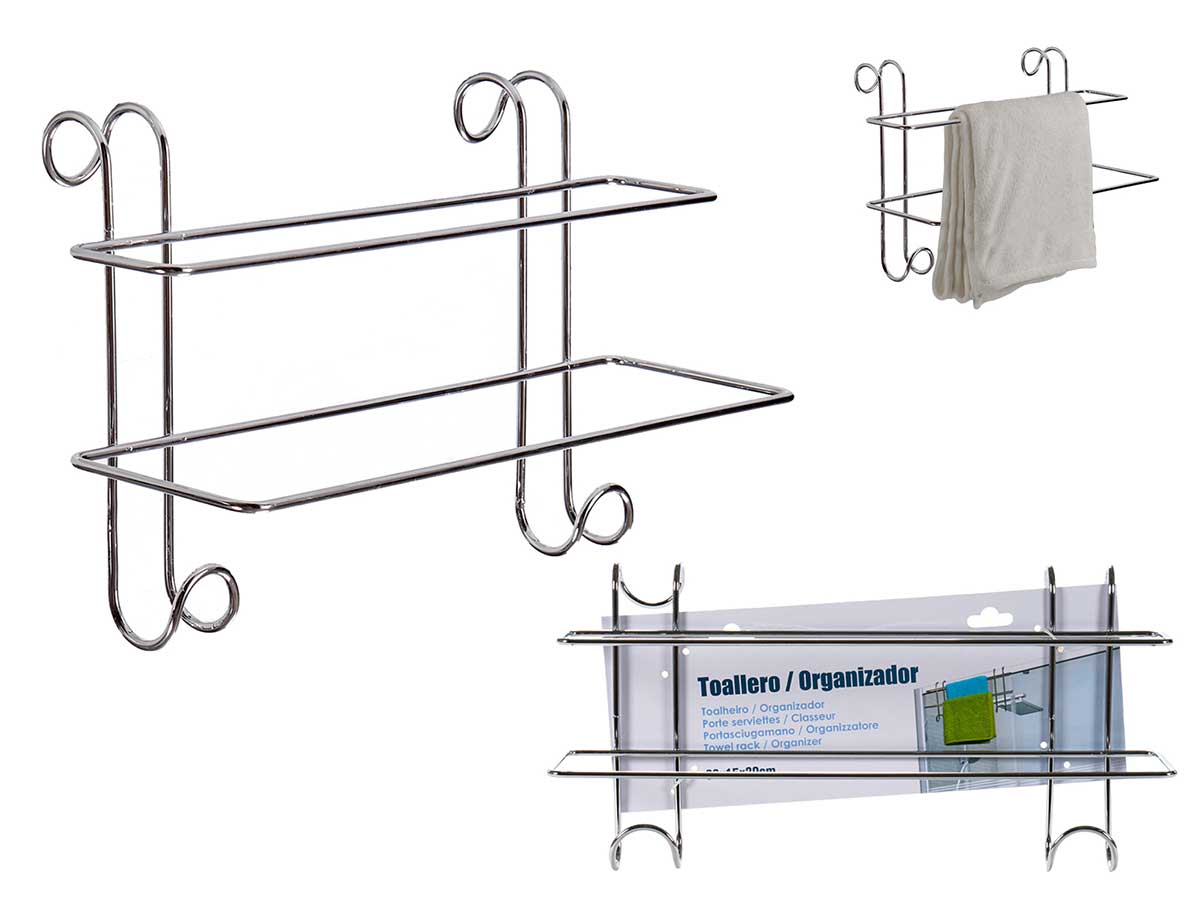 Soporte puerta toallero doble: práctico y elegante para tu baño