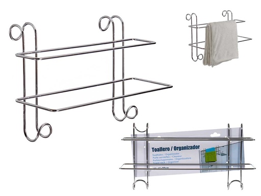 Soporte puerta toallero doble: práctico y elegante para tu baño