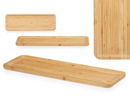 Tabla bambú rectangular: elegante y funcional para tus eventos
