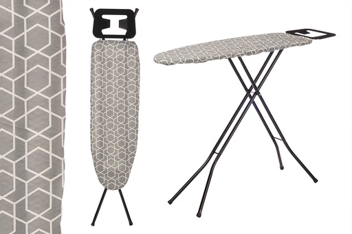Tabla planchar geométrica: diseño práctico y elegante 30x105cm
