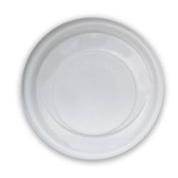 Tapa Plana Blanca Vaso Cartón 8oz