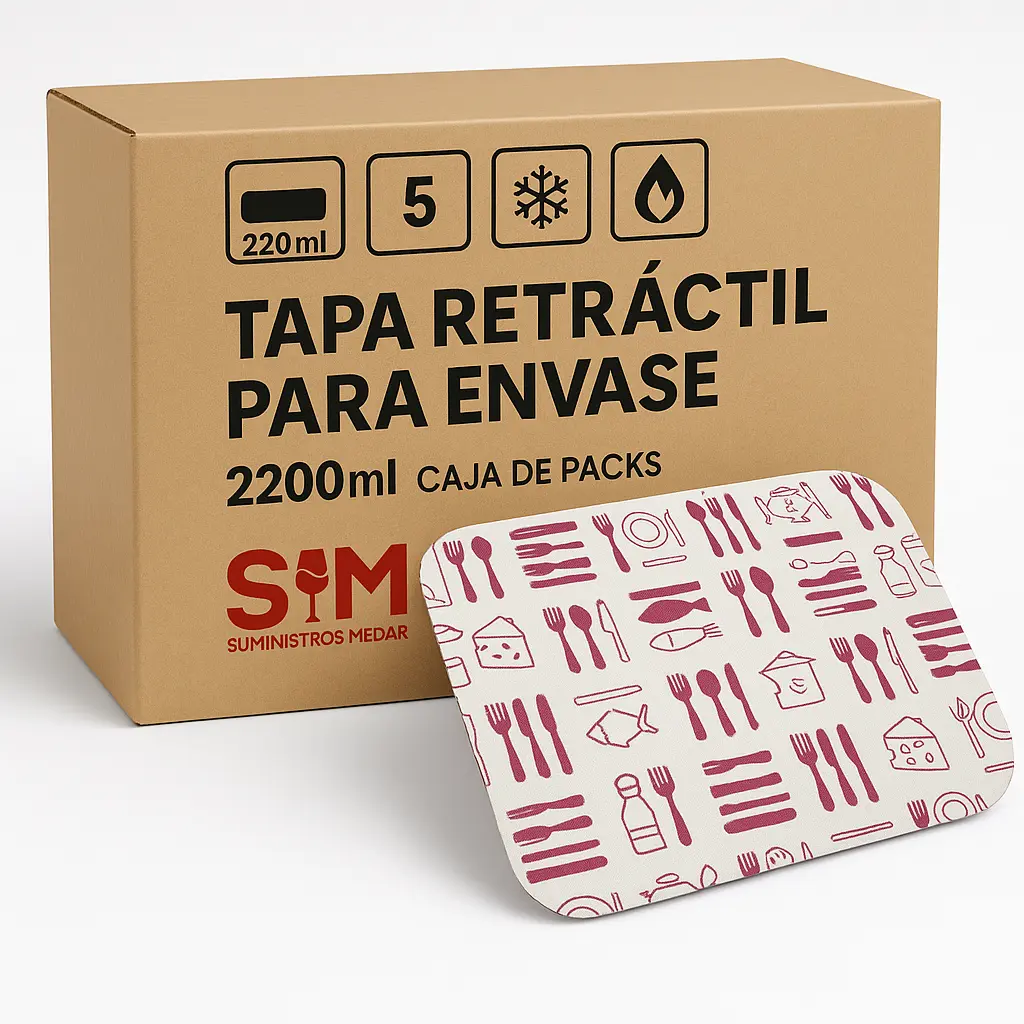 Tapa Retráctil para Envase 2200ml