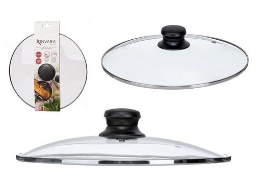 Tapa cristal filo plata 26 cm: Elegancia y calidad en tu cocina