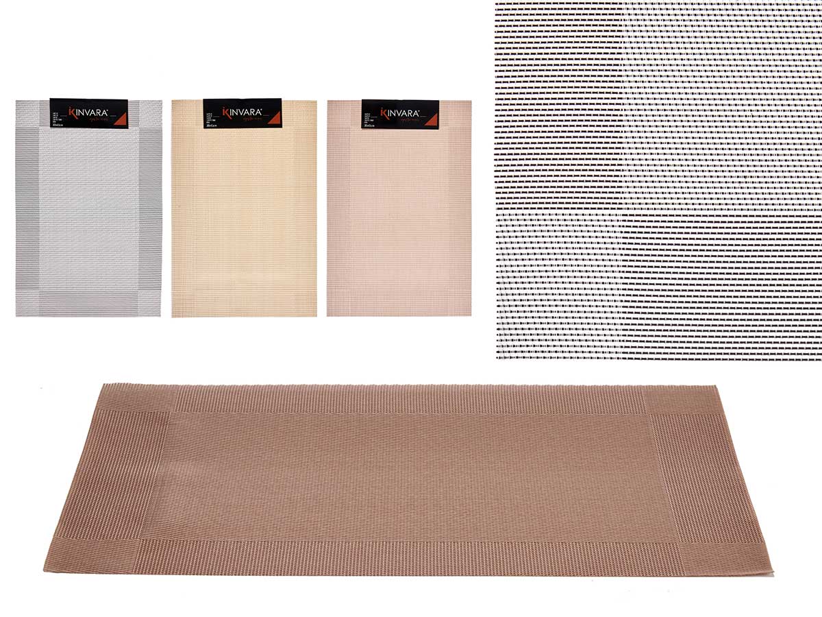 Tapete rectangular con marco surtido en 3 colores para tu hogar