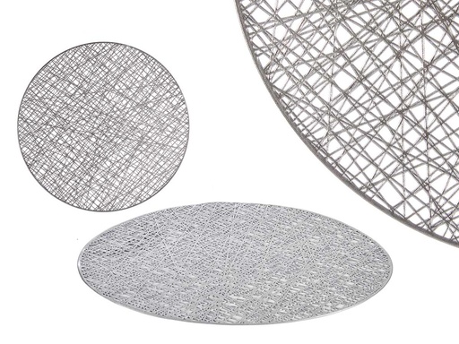 Tapete redondo plástico plata: elegancia y durabilidad para tu hogar