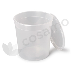 Tarrina Redonda PP 1000cc Transparente