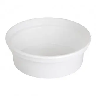 Tarrina Redonda PP 250cc Blanca