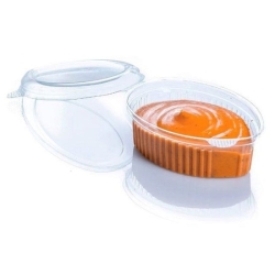 Tarrina Salsera Tapa Bisagra 80ml