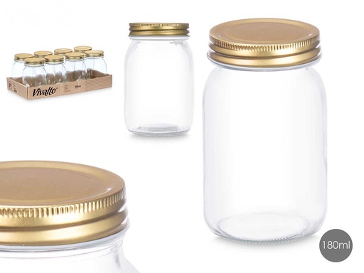 Tarro conserva 500ml: Ideal para almacenar y preservar alimentos