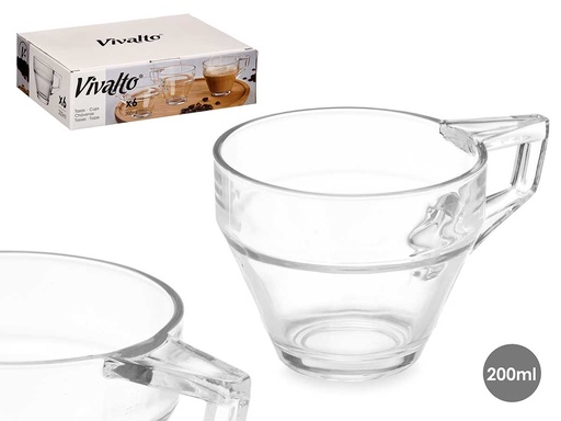 Taza café con leche 200ml: Disfruta tu bebida favorita con estilo
