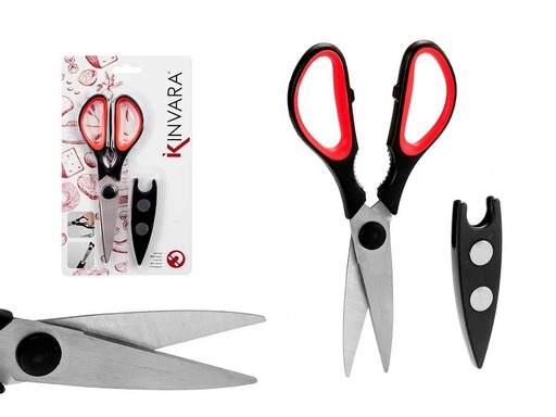 Tijera cocina con protector magnético: seguridad y precisión
