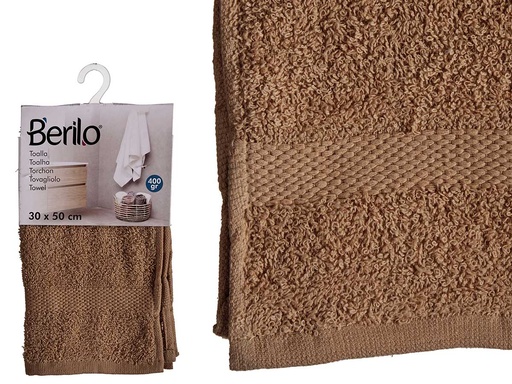 Toalla lisa color camel: Suavidad y elegancia para tu baño