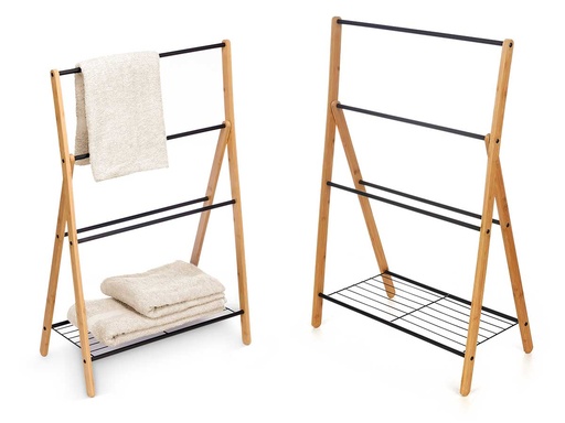 Toallero Bambu Negro: Elegancia y Sostenibilidad para tu Baño