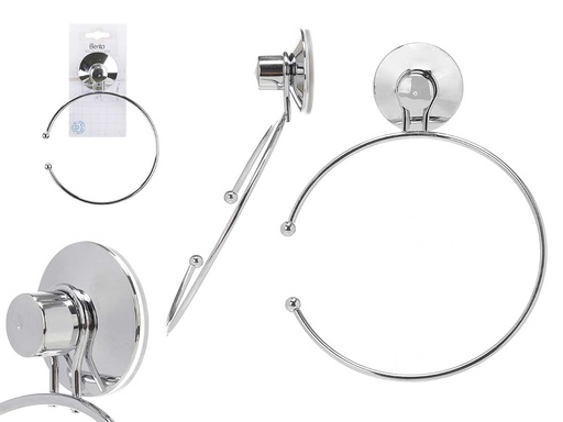 Toallero acero inoxidable con ventosa: instalación fácil y duradera