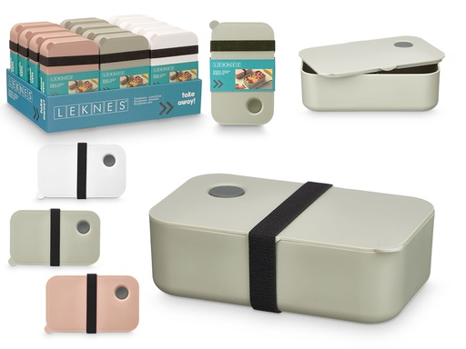 Tupper surtido en 3 colores: Organiza tus comidas con estilo