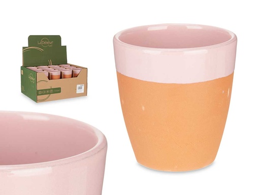 Vaso barro 330ml rosa: elegancia y estilo para tus bebidas