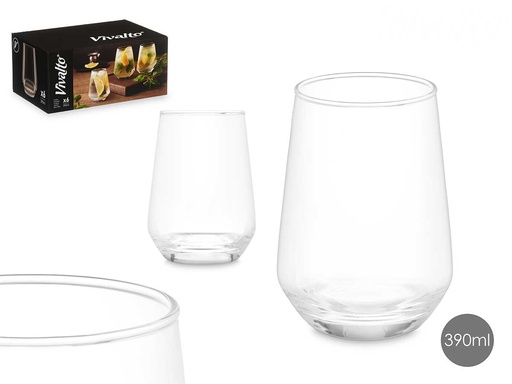 Vaso cónico 390ml - Ideal para bebidas frías y calientes, ¡versátil!