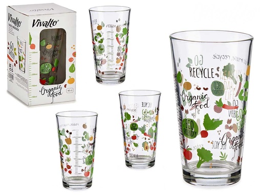 Vaso medidor organic: precisión y estilo en 450ml de diseño
