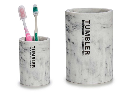 Vaso portacepillos baño de mármol: Elegancia y orden en tu baño