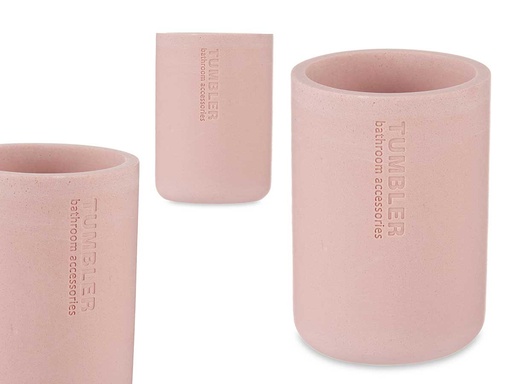Vaso resina redondo rosa: Elegancia y estilo para tu hogar