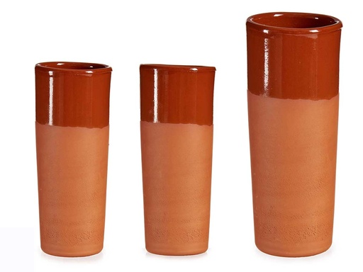 Vaso tubo barro 330ml: Elegancia y resistencia para tus bebidas
