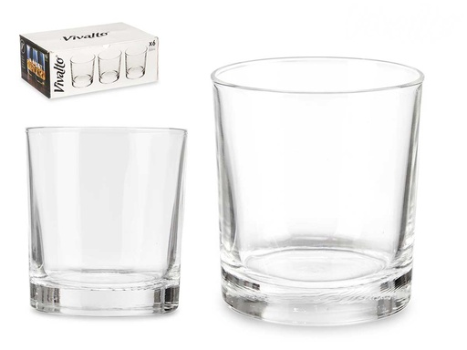 Vaso vidrio whisky 320ml: Elegancia y sabor en cada sorbo